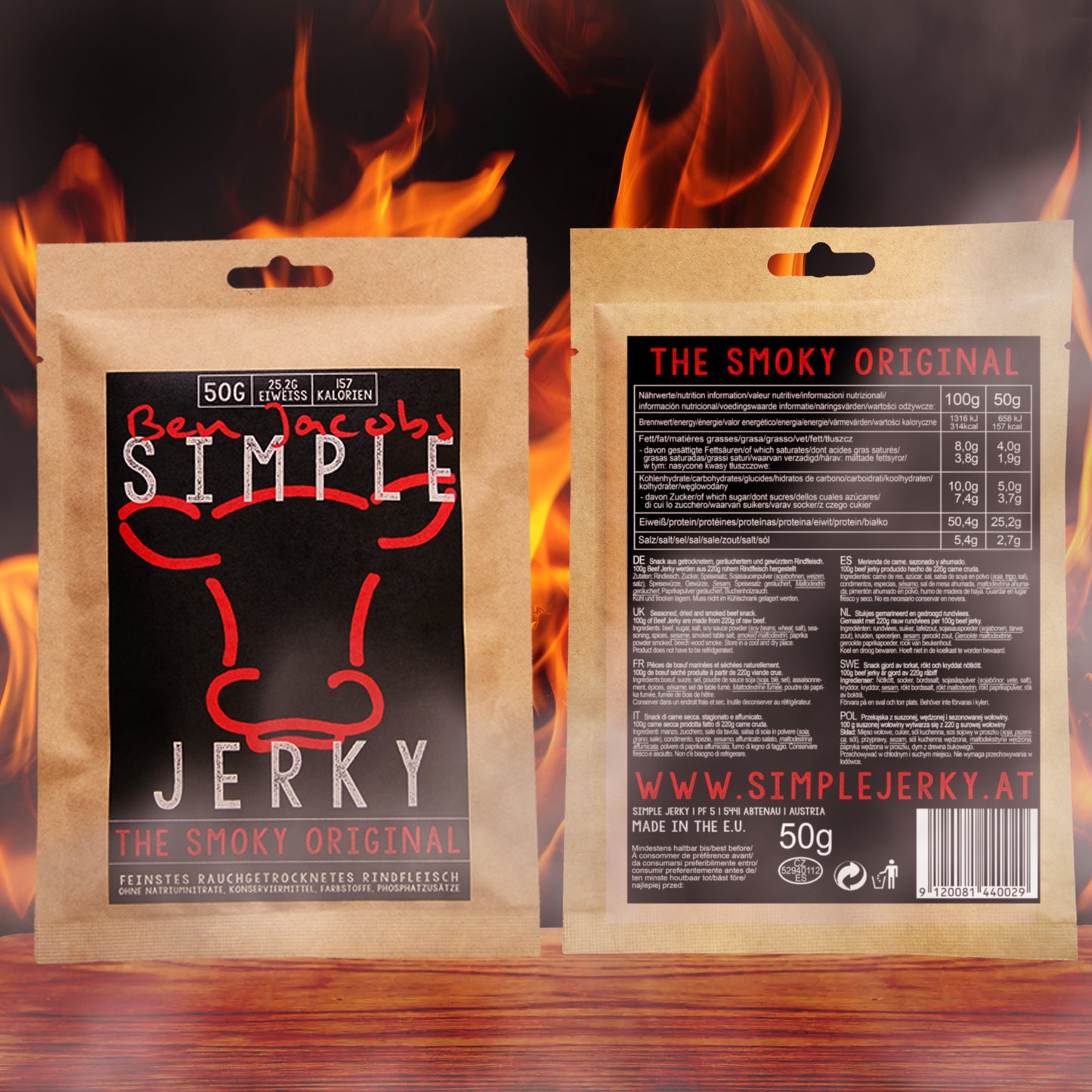 Beef Jerky - De Rokerige Original