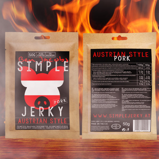 Jerky de porc - Style autrichien