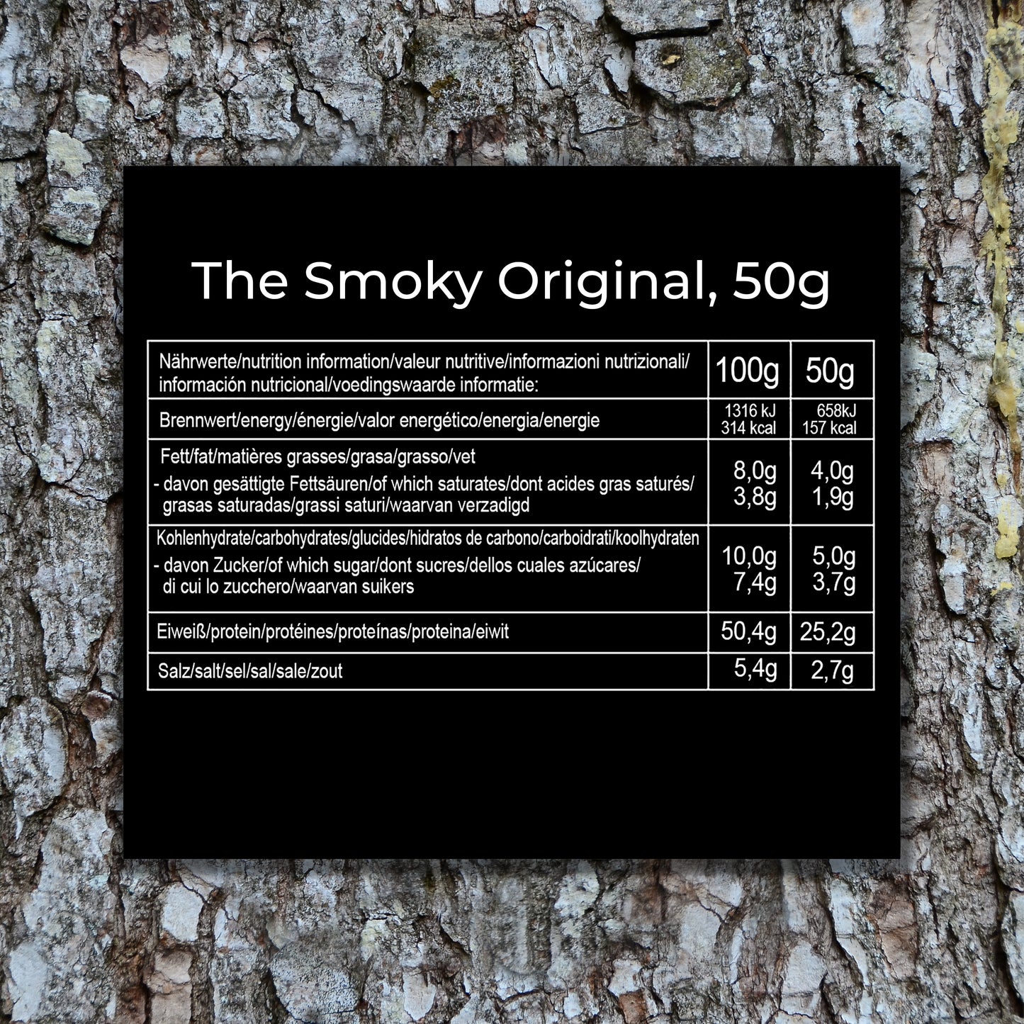 The Smoky Original 50g Nährwerte