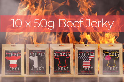 Eenvoudige Jerky - Monsterdoos (6 Soorten)
