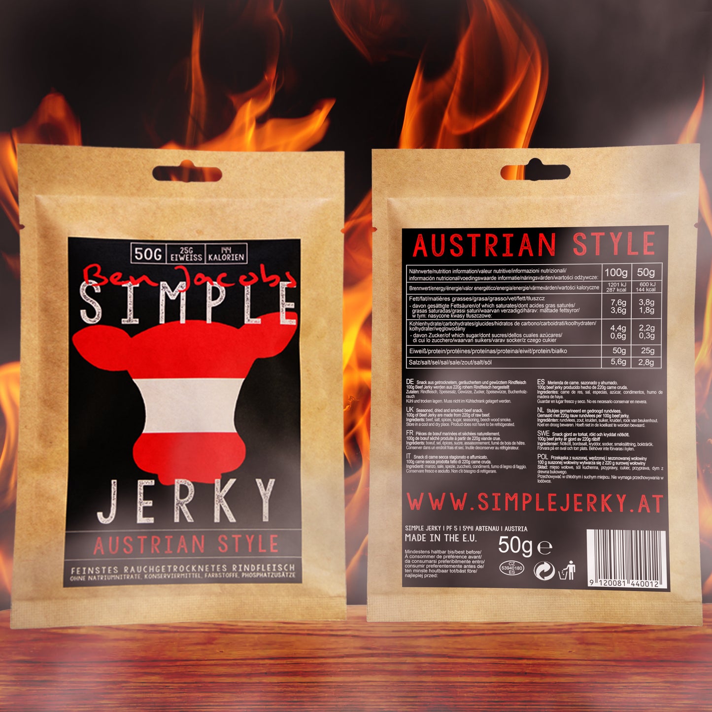 Eenvoudige Jerky - Monsterdoos (6 Soorten)