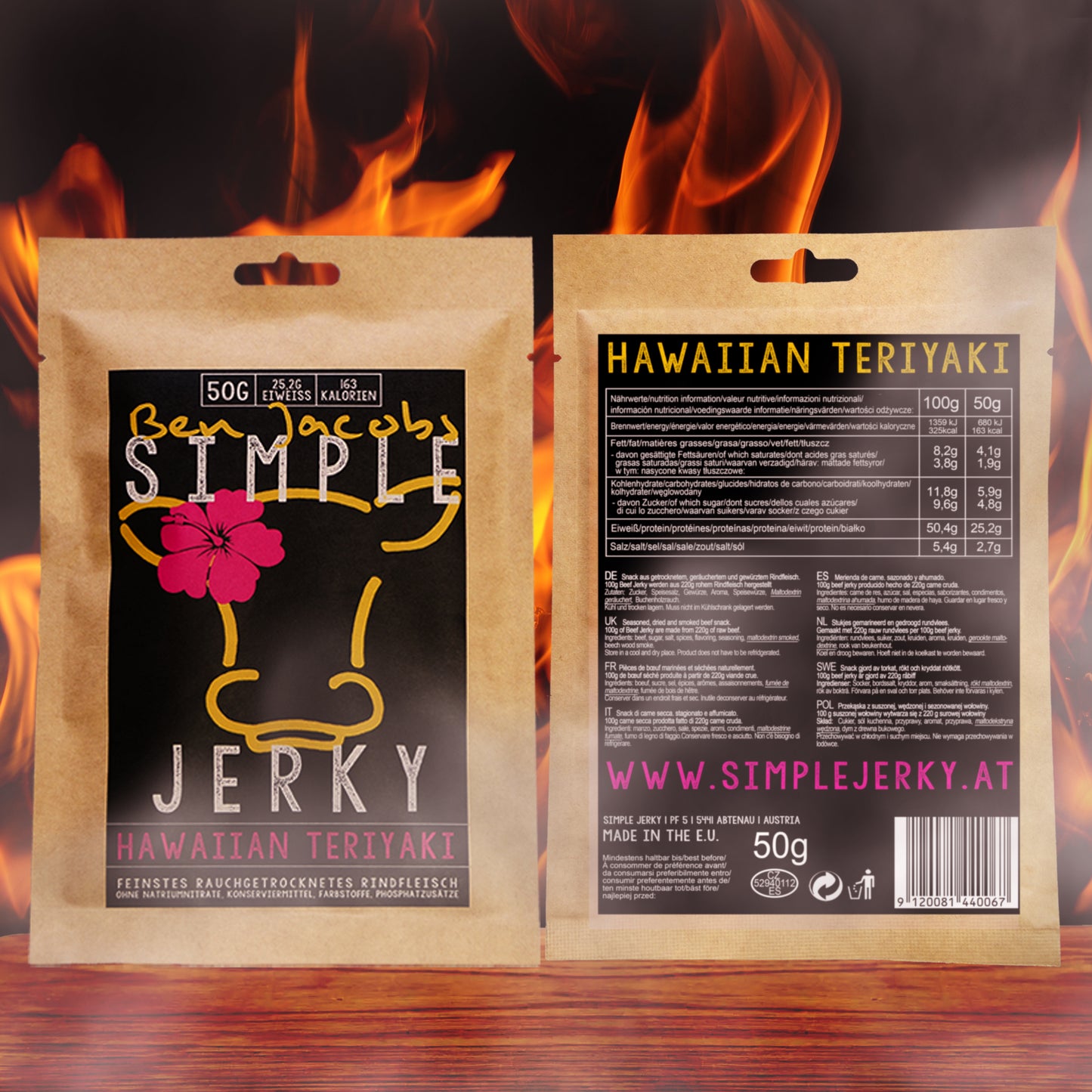 Eenvoudige Jerky - Monsterdoos (6 Soorten)